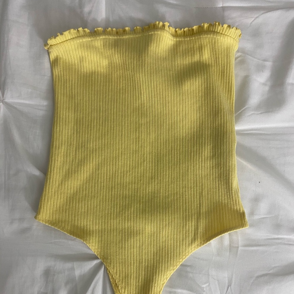 Pacsun Yellow Bodysuit